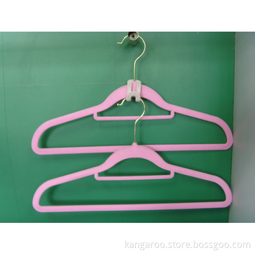 Flocked hangers